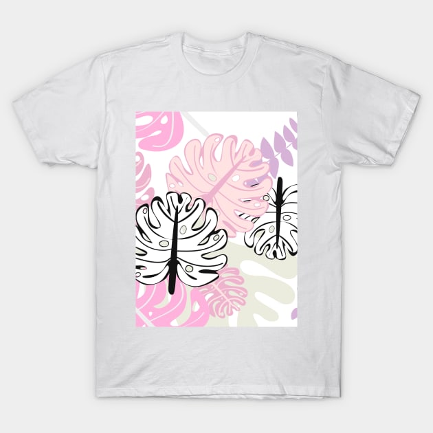 Joyful Monstera T-Shirt by mrsmauve